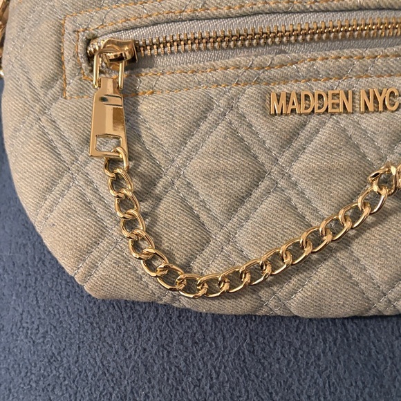 Quilted Blue Crossbody Bag Madden NYC - Picture 2 of 11